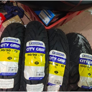 Cặp lốp ( Vỏ ) xe HONDA LEAD 125 2016 MICHELIN TRƯỚC 90/90-12 CITY GRIP và SAU 100/90-10 CITY GRIP