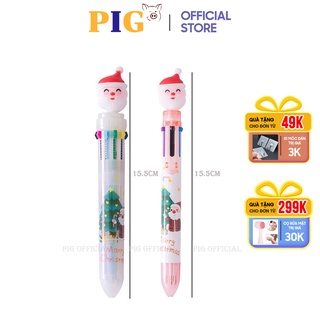 Bút bi 10 ngòi nhiều hình dễ thương