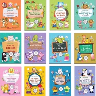 [Mã LIFEMALL995 giảm 10% đơn 99K] Sách -Truyện Tranh Song Ngữ Việt Anh Cho Bé - Bộ 12 Cuốn