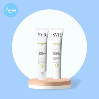 Kem dưỡng ẩm SVR Sebiaclear Active và Mat+Pore Phục hồi da làm giảm mụn 40ML