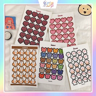 Set hình dán mini tiện lợi dễ thương