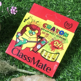 Bút Sáp Màu ClassMate 12/18/24 Màu Crayon CL-CR201/2/3