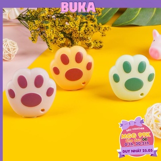 Dao rọc giấy mini hình dấu chân mèo cute Bukavn dao bấm hình dễ thương tiện lợi BDC