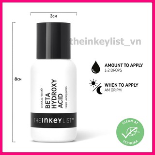 [FREE SHIP] TINH CHẤT TẨY DA CHẾT BHA THE INKEY LIST BETA HYDROXY ACID EXFOLIANT 30ML ❤️