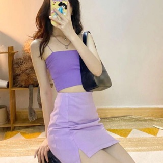 (Sẵn ba màu) ÁO Hai dây thun tăm siêu đẹp kèm ảnh thật