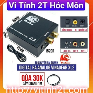 BỘ CHUYỂN ĐỔI ÂM THANH Optical ra AV Vinagear XL2<br>