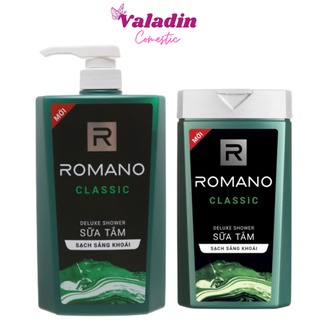 Sữa tắm Romano Classic Nam sạch sảng khoái 180g - 650g