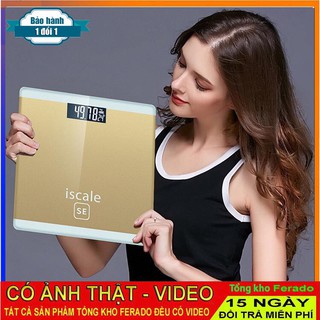 Cân sức khỏe điện tử mặt kính cường lực (MÀU NGẪU NHIÊN)