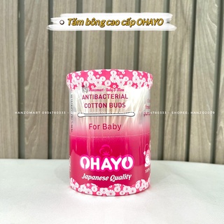 Tăm bông OHAYO kháng khuẩn 180 que trẻ em sơ sinh