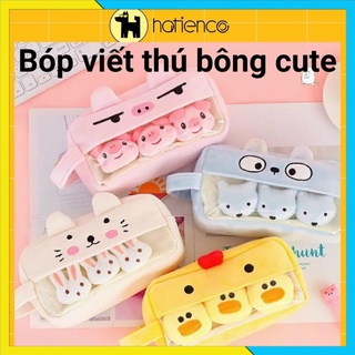 [FREESHIP] Bóp viết, hộp bút thú bông cute cho bé gái