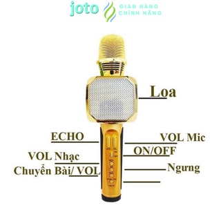 Mic Hát Karaoke Bluetooth Magic SDRD SD10 hàng loại 1 âm thanh To Chuẩn-,JOTO