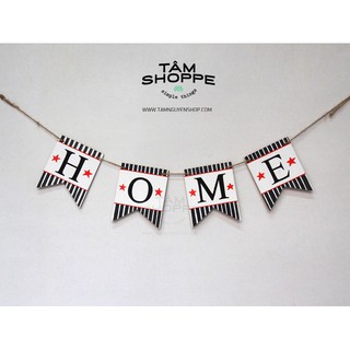 [VẼ TAY] Dây treo chữ HOME