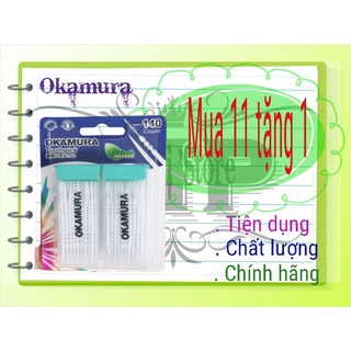 (MUA 11 TẶNG 1) COMBO 12 VĨ TĂM NHỰA 140 CÂY OKAMURA CHẤT LƯỢNG NHẬT BẢN.