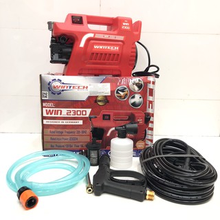 Máy xịt rửa xe cao áp công suất 2300 WINTECH, tặng bình bọt tuyết dễ dàng sử dụng