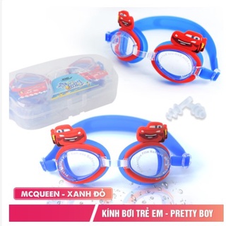 Kính bơi trẻ em hình siêu nhân cho bé trai từ 5 đến 14 tuổi