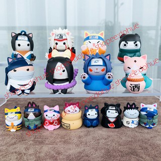 Set 8 Mô Hình Mèo Naruto Tsum Tsum