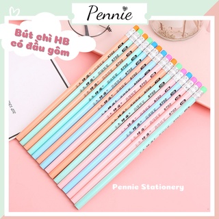 Bút chì HB có đầu gôm Pennie dùng vẽ tranh cho học sinh ghi chép học tập