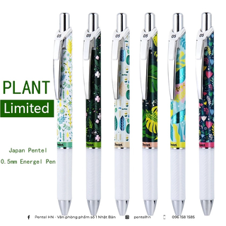 [Tặng Sổ Tay] Bộ 6 Bút Gel Trơn Mượt Siêu Nhanh Khô Pentel EnerGel Kawaii BLN75KW Phong Cách Nhật Bản Độc Đáo
