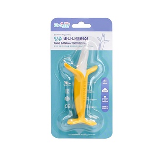 Ngậm nướu Ange hình chuối kèm dây đeo ti ngậm cho bé - AG063