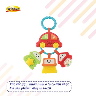 Xúc xắc gặm nướu hình ô tô có đèn nhạc Winfun 0628