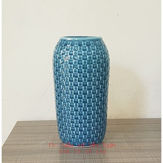 LỌ HOA KẺ VUÔNG cao 25cm