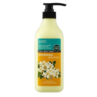 Hàng Chính Hãng – Sữa Tắm Sạch Nhờn Trắng Da Hương Hoa Chùng Ngây Cao Cấp DABO MORINGA Hàn Quốc 750ml