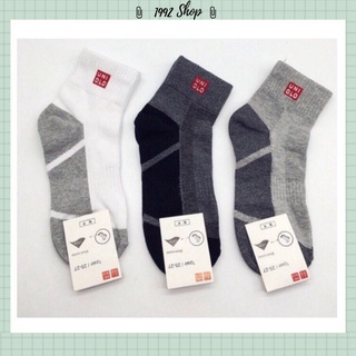 Tất uniqlo cổ ngắn, cổ trung cho nam nữ kháng khuẩn khử mùi hàng xuất nhật
