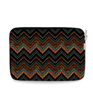 Túi chống sốc cho laptop Ziczac Design | Black Brocade
