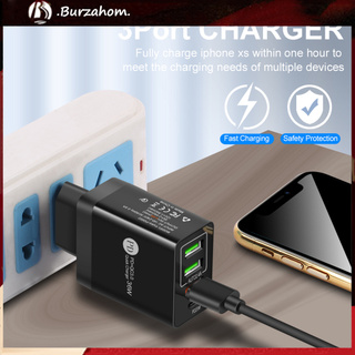 Cốc Sạc Nhanh Mini 48w 4 Cổng Usb Tiện Dụng