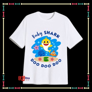 ÁO THUN BÉ GÁI IN HÌNH BABY SHARK