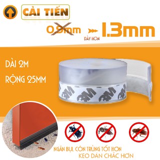 Ron Chân Cửa Dài 2m x Rộng 25mm Ngăn Bụi, Nước, Côn Trùng Vào Phòng Legaxi