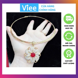 Kiềng cổ cao cấp Hàn Quốc mẫu cực đẹp vieekc01
