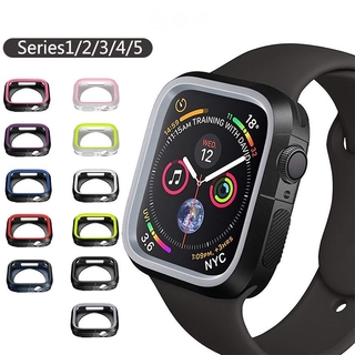 Ốp Silicone Cho Đồng Hồ Apple Watch 44mm 40mm 38mm 42mm Kích Thước 5 Series Se 6 5 4 3 2 1