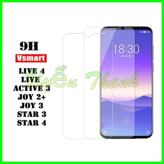 Cường Lực Vsmart Star 5 Aris 5g/ pro live 4  joy2 + star 3 4 Active 3 Joy 3 active 1 plus Joy 1 plus trong suốt