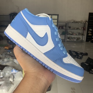 Giày thể thao JORDAN 1 low màu xanh dương , giày sneaker jodan jd 1 xanh da trời thấp cổ