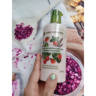 Sữa Dưỡng Thể Mâm Xôi Đỏ Và Bạc Hà - 390ml- Yves Rocher