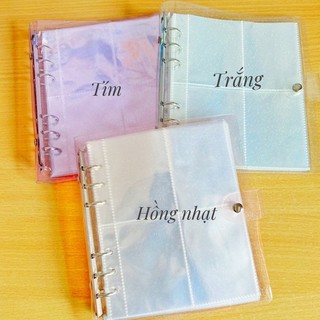 Sổ đựng card Binder nhũ vuông kèm sheet đựng card