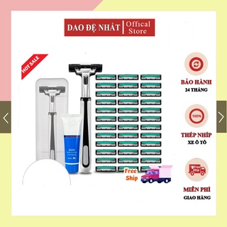 Dao Cạo Râu 36 Lưỡi Tặng Kèm Kem Tạo Bọt