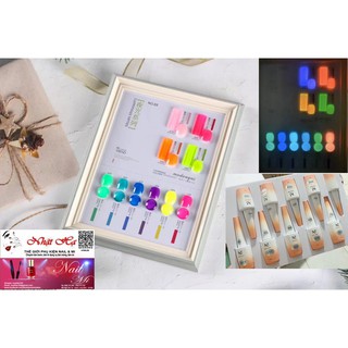 Sơn Neon sét 10 mầu ( tặng kèm bảng mâu)