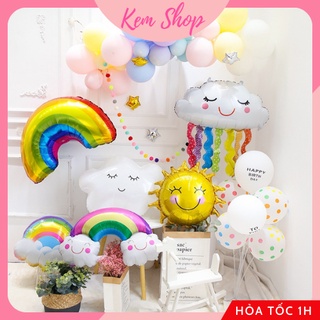 Bóng Bay Hình Đám Mây Trang Trí Sinh Nhật Cho Bé Trai Bé Gái Phong Cách Hàn Quốc Cỡ Đại Cao Cấp - Kemshop K5