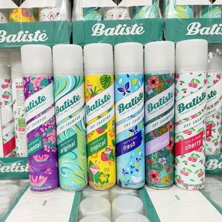 Dầu Gội Đầu Khô Bastiste 200ML - Hết Ngứa, Hết Bết Dính Tóc Bồng Bềnh Bóng Mượt Tức Thì