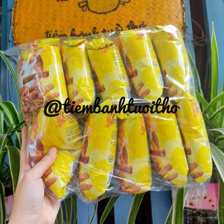[BỊCH 16G] Lốc 10 Bịch Bánh Bim Bim Que Đậu Xanh/ Socola Ông Già OISHI