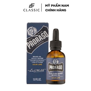 Dầu Dưỡng Râu Proraso Beard Oil Azur Lime 30ml
