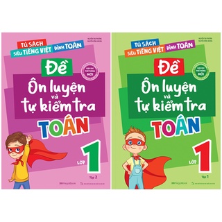 Sách Combo 2 cuốn Để ôn luyện và tự kiểm tra Toán lớp 1