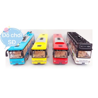 mô hình xe buýt sắt - 20 cm  1 chiếc