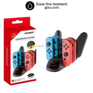 Dock sạc (DOBE) 4 Joy-con và Switch Pro Controller cho Nintendo Switch