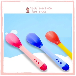 THÌA ĂN DẶM CHO BÉ CÓ BÁO NÓNG AN TOÀN CHO BÉ MEBE03