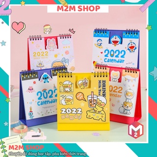 Lịch đề bàn năm 2022 nhân vật hoạt hình cute dễ thương (loại to)