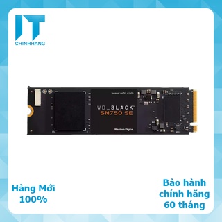 Ổ Cứng SSD WD 500GB SN750SE BLACK PCIe - Hàng Chính Hãng
