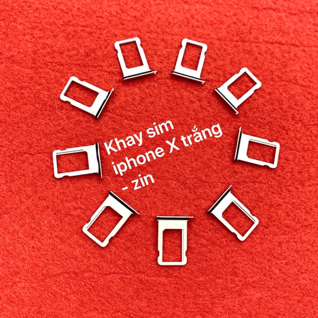 Khay sim iphone X zin - mới 100%